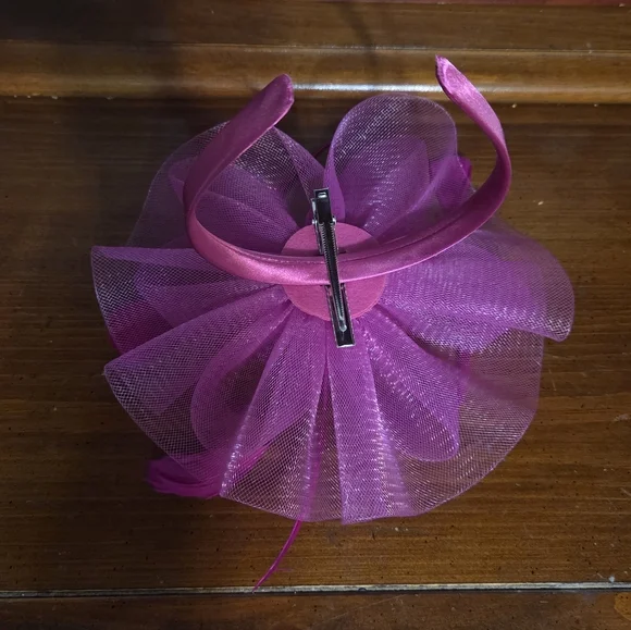 Elegant Fuschia | Pink Fascinator - Picture 4 of 4